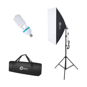 Foco con 1 Softbox 50x70cm para casting