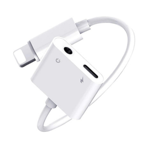 iPhone Adaptador Auriculares y Carga 2 in 1 Conector Lightning minijack 3,5 mm.png